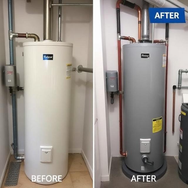 Tankless Water Heater Installation Arlington befor and after tankless water heater installation arlington befor and after