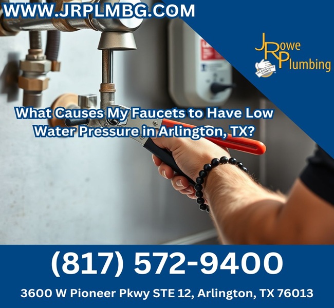 What Causes My Faucets to Have Low Water Pressure in Arlington, TX?